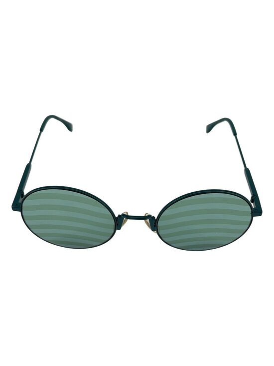 Fendi Round Frame Eyewear Sunglasses 53 22 Green main image 7